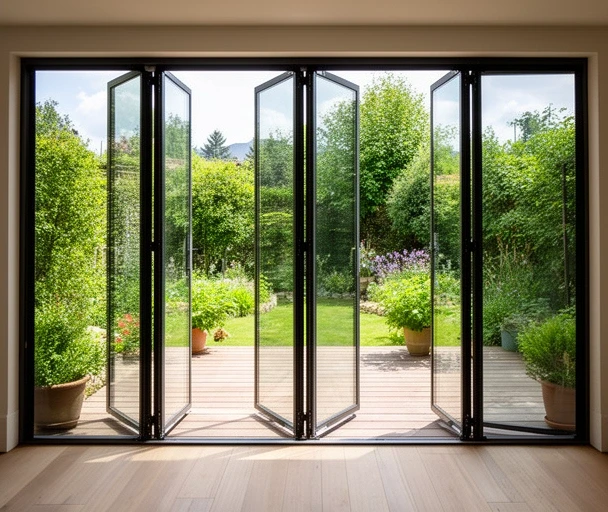 FoldWall 6S folding glass wall system