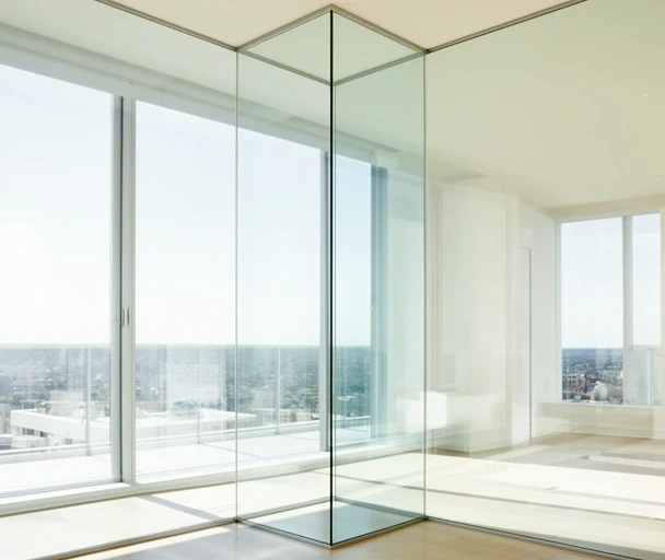 CornerVue 90 frameless corner window